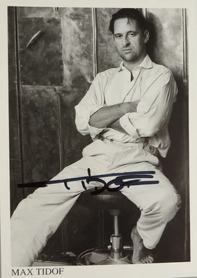 Autogramm deutscher Film- und Fernsehschauspieler Max Tidof (121083) - Bild 1 von 2