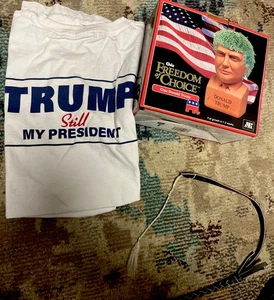 Trump T Shirt und Chia Donald Trump! Super cool trage das Shirt/Grow The Hair! - Bild 1 von 10
