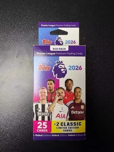 IN STOCK NEW 2026 Topps Premier League Football Collectible Card Display Box - Picture 1 of 5