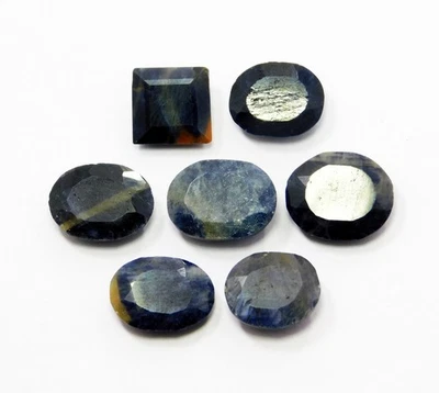 Natural Untreated Certified 7 Pieces 69.85 Ct Bi-Color Sapphire Loose Gem - Image 1 of 4