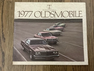 1977 OLDSMOBILE OMEGA CUTLASS TORONADO STARFIRE 442 RARE BROCHURE - image 1 of 4