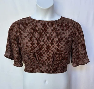 Papermoon ladies size M Crop top with back ties - Picture 1 of 6