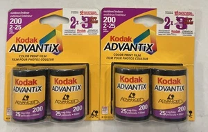 Película de impresión en color Kodak Advantix 200 vintage nueva - caducada - película APS - Imagen 1 de 6
