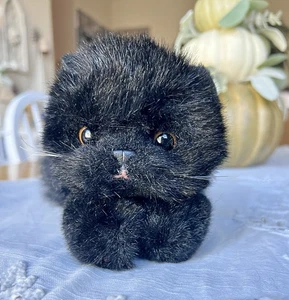 TY Classic Plush - LICORICE the Black Cat 14” 1997 Stuffed Animal NWOT - Picture 1 of 10