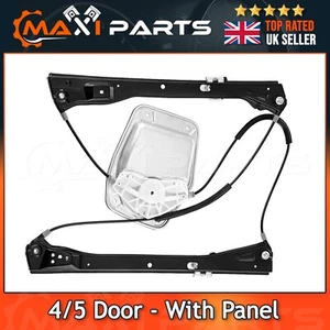 VW Golf MK5 2003-2009 4/5 Door Front Right Driver Window Regulator & Panel - Picture 1 of 4