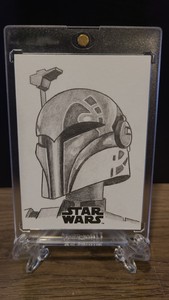 Star Wars Sabine Wren Brent Ragland Sketch Card 1/1