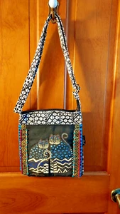 Boho Style Laurel Burch Umhängetasche Perlen Katzenmotiv Tasche von 2015 gebraucht - Bild 1 von 17