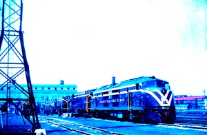 DUPLICATE EKTACHROME SLIDE JERSEY CENTRAL LINES DRX 64-2000 #2003 - Picture 1 of 1
