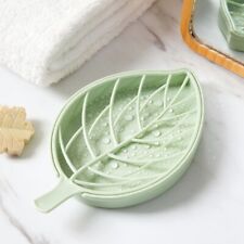 Minimalistyczny uchwyt na mydło kształt liścia antypoślizgowe pudełko na mydło pod prysznic lub zlewozmywak