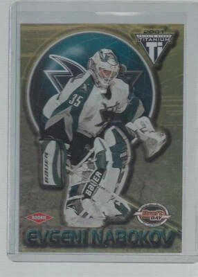 2000/01 Pacific Titanium Evgeni Nabokov RC #d 0309/1000 - Image 1 of 2