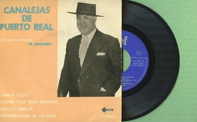 CANALEJAS DE PUERTO REAL / Cante Flamenco / SAEF SF-2054 Spain 1961 EP VG - Image 1 of 4