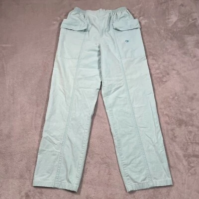 Vintage Ocean Pacific Pants Kids Size 11 Light Blue Green Pull On Stretchy Waist - Image 1 of 4
