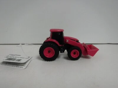 Case IH 1/64 Pink Tractor with Loader - Image 1 of 4
