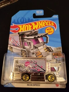 2021 Hot Wheels #102 HW Metro 7/10 RAIJIN EXPRESS New Model Near Mint - Picture 1 of 2
