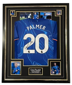 FRAMED Cole Palmer of Chelsea Signed Shirt Autographed Framed JERSEY Display! - Picture 1 of 5