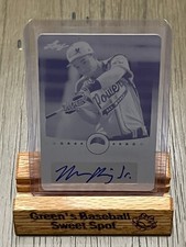 2013 Leaf Manny Ramirez Power Showcase Cyan Printing Plate Auto 1/1