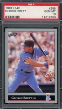 1992 Leaf Baseball #255 George Brett PSA 10
