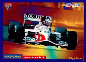 Tarjeta del Gran Premio de Australia 1995 Fórmula 1 AGURI SUZUKI Futera - Imagen 1 de 3