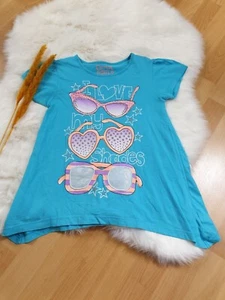 *Englandmode St.Bernard T-Shirt blau Aufdruck Mädchen 134 9 Jahre * - Bild 1 von 2