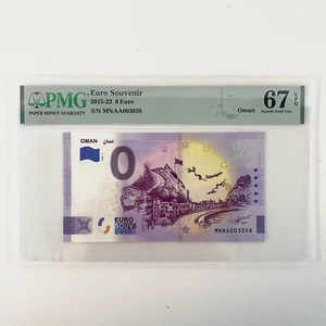 Billete de Banco PMG 67 Magnífico Gema Sin Circular - 0 euros recuerdo Omán MNAA003038 sin circular - Imagen 1 de 3