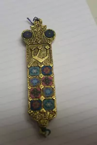 Signed Handmade Robin Kimball Designs Mezuzah Case Jewish Judaica 4-3/4" - Picture 1 of 6