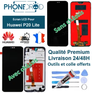 Écran LCD + Tactile Huawei P20 Lite avec châssis - Zdjęcie 1 z 1