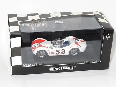 1/43 Maserati Tipo 61   Winner Riverside Times GP  1960  #53 B.Krause - Image 1 of 2