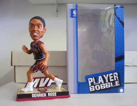 Derrick Rose Chicago Bulls Action Pose MVP Bobble Chicago Bulls Bobblehead Cover