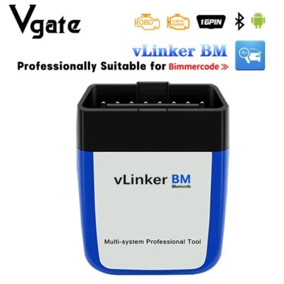 Herramientas de reparación OBD2 escáner Bimmercode vLinker BM V2.2 Bluetooth 3.0 herramientas para automóvil Foto 1 de 4