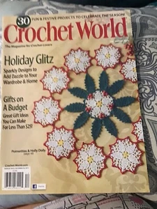 Crochet World December 2015 Back Issue America's Favorite Crochet Magazine - Picture 1 of 4