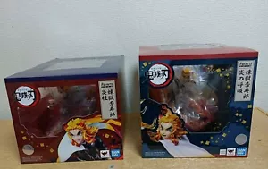 DEMON SLAYER KIMETSU no YAIBA Rengoku Kyojuro 2 kinds of figuarts zero figure - Foto 1 di 12