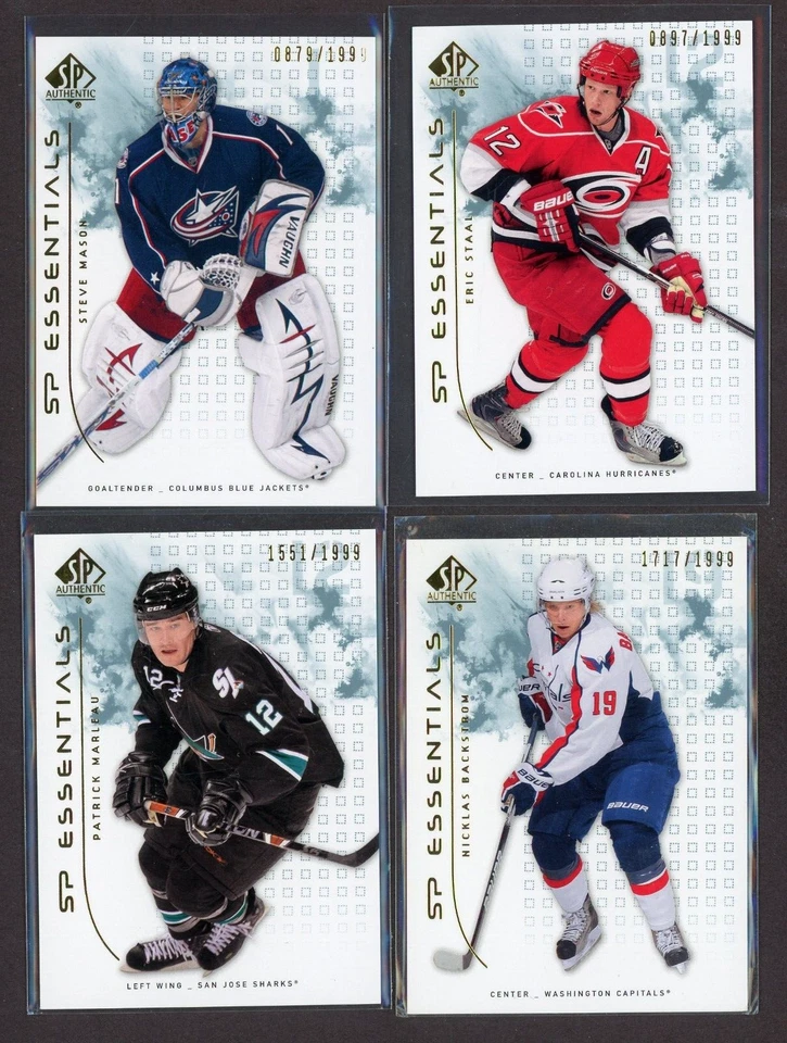2009-10 SP Authentic Sp Essentials Lot (4) /1999 - Image 1 of 1