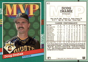 Doug Drabek Signed 1991 Donruss #411 Card Pittsburgh Pirates Auto AU