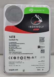 Seagate ST14000NE0008 2JK101-500 Ironwolf 14TB 7.2K RPM SATA Hard Drive - Afbeelding 1 van 1