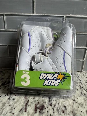 De Colección Nuevo Dyna Niños Tenis Zapatos Tenis Tenis Talla 3 Zapato Infantil Púrpura Foto 1 de 4