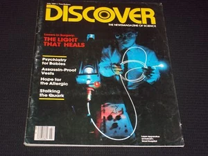 1981 JULY DISCOVER MAGAZINE - THE LIGHT THAT HEALS LASERS COVER - L 9832 - Picture 1 of 2