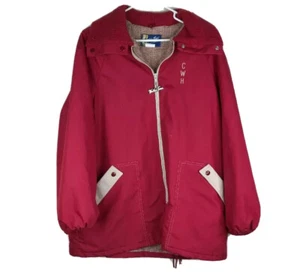 Vintage Womens Red Weather Tamer Full Zip Front Jacket - Picture 1 of 8