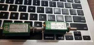 Two Used Clarostat Series 62 Precision 10 Turn Potentiometer 25K ohms As Shown - Picture 1 of 1