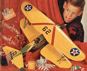 Model Airplane Plans (UC): Curtiss F6C-1 Hawk 1/12 Scale 31" .19-.35 (Musciano) - Picture 1 of 3