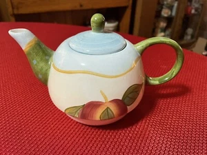 BEAUTIFUL Vintage Floral Decorative Tea Pot 5” Tall - Picture 1 of 9