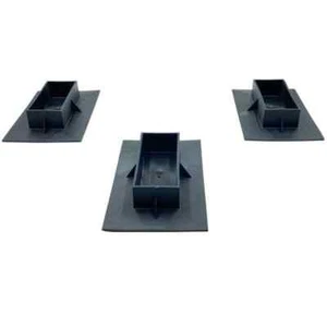 3er Pack Bodenkappen für Schrumpffolien Montage Stützstangen - Bild 1 von 6