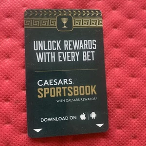 Caesars Atlantic City Room Key Card Unlock Rewards C-00266583CI Production Code - Picture 1 of 2