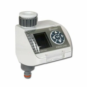 "Conector de grifo electrónico manguera de jardín con temporizador y reductor de 1/2"" 3/4" - Imagen 1 de 1