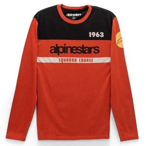 Alpinestars Cross Up Premium Long Sleeve T-Shirt - Coral Men's Size XL - Picture 1 of 2