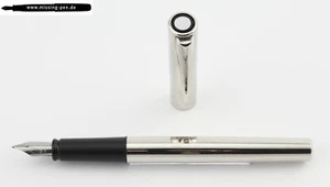 Cartuchos Waterman Graduate Pluma Estilográfica Cromo Brillante C.C. con F-nib - Imagen 1 de 6