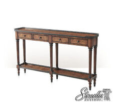 L53008E: THEODORE ALEXANDER model #5305-011 Walnut Sofa Table w Drawers  ~ NEW