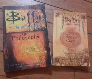 Buffy the Vampire Slayer Book Lot - Tales of the Slayer and Philosophy - Foto 1 di 7
