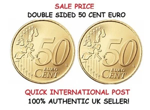 Recto-Verso 50 Cent Euro Pièce de Monnaie [50c Euro ] - Picture 1 of 3