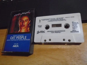 RARE OOP Cat People CASSETTE TAPE soundtrack horror DAVID BOWIE Giogio Moroder ! - Picture 1 of 2