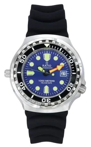 Reloj Hombre RATIO FreeDiver Versión 03 Helio Seguro 1000M 1038EF102V-BLU-V03 - Imagen 1 de 4